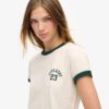 Athletic Essentials Ringer Fitted T-shirt Athletic Essentials Ringer Fitted T-shirt