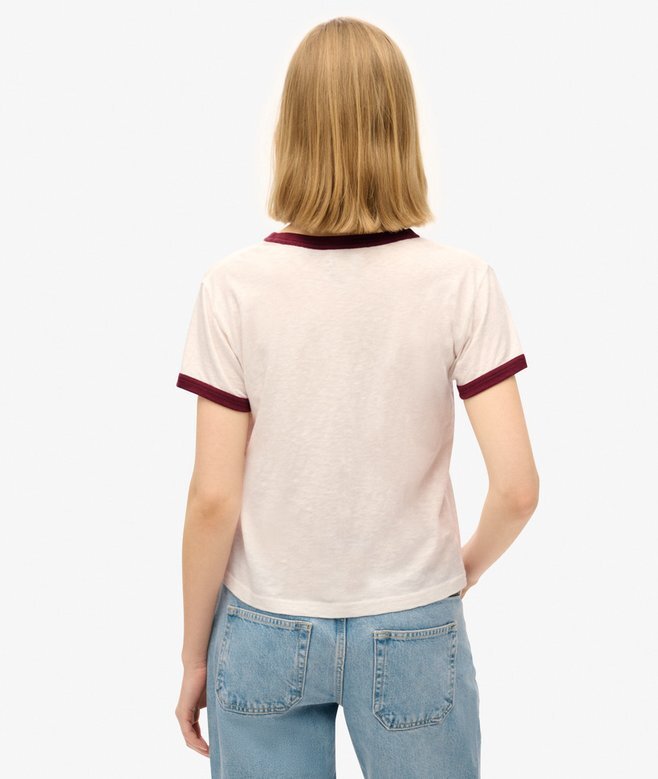 Athletic Essentials Ringer Fitted T-shirt Athletic Essentials Ringer Fitted T-shirt