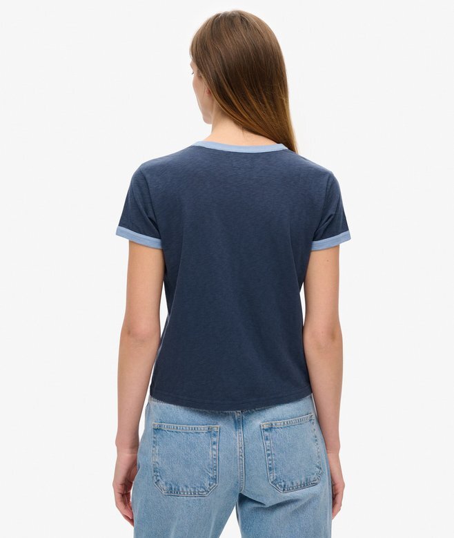 Athletic Essentials Ringer Fitted T-shirt Athletic Essentials Ringer Fitted T-shirt