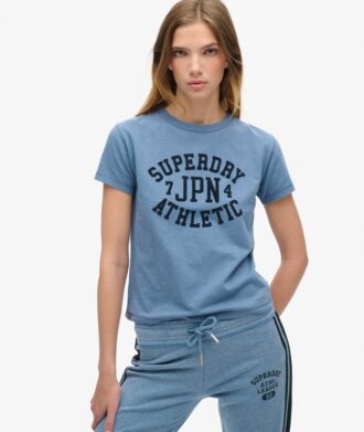Athletic Essentials T-shirt med tryck och figursydd passform Athletic Essentials T-shirt med tryck och figursydd passform