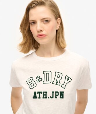 Athletic Essentials T-shirt med tryck och figursydd passform Athletic Essentials T-shirt med tryck och figursydd passform