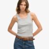 Athletic Essentials Vintage Lace Trim Vest Top