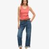 Athletic Essentials Vintage Lace Trim Vest Top Athletic Essentials Vintage Lace Trim Vest Top