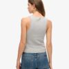 Athletic Essentials Vintage Lace Trim Vest Top
