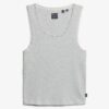 Athletic Essentials Vintage Lace Trim Vest Top