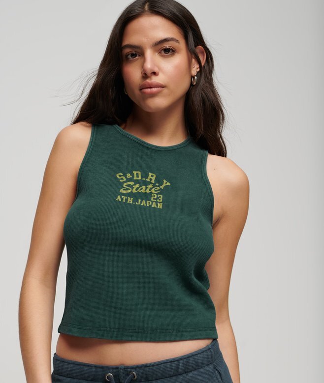 Athletic Essentials Waffle Tank Top Athletic Essentials Waffle Tank Top