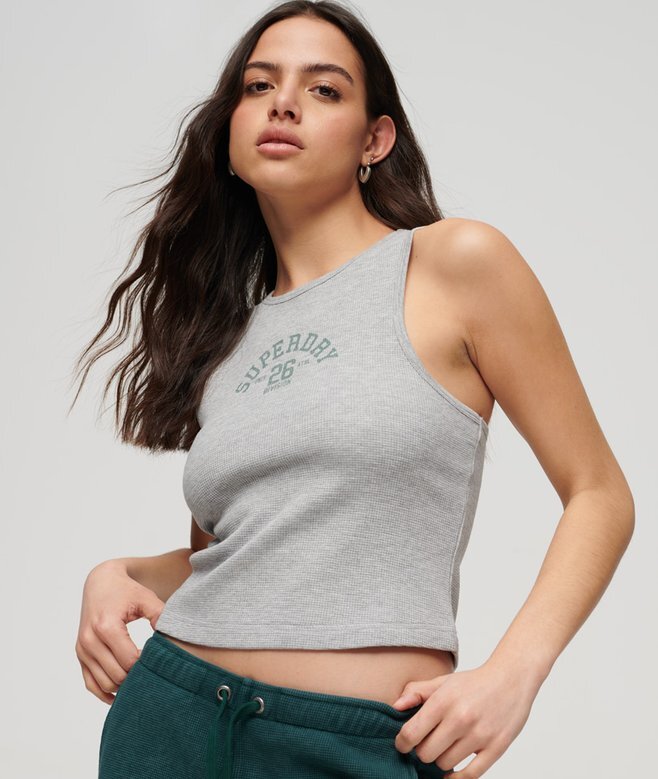 Athletic Essentials Waffle Tank Top Athletic Essentials Waffle Tank Top