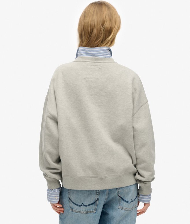 Athletic Relaxed Flock Sweatshirt Athletic Relaxed Flock Sweatshirt