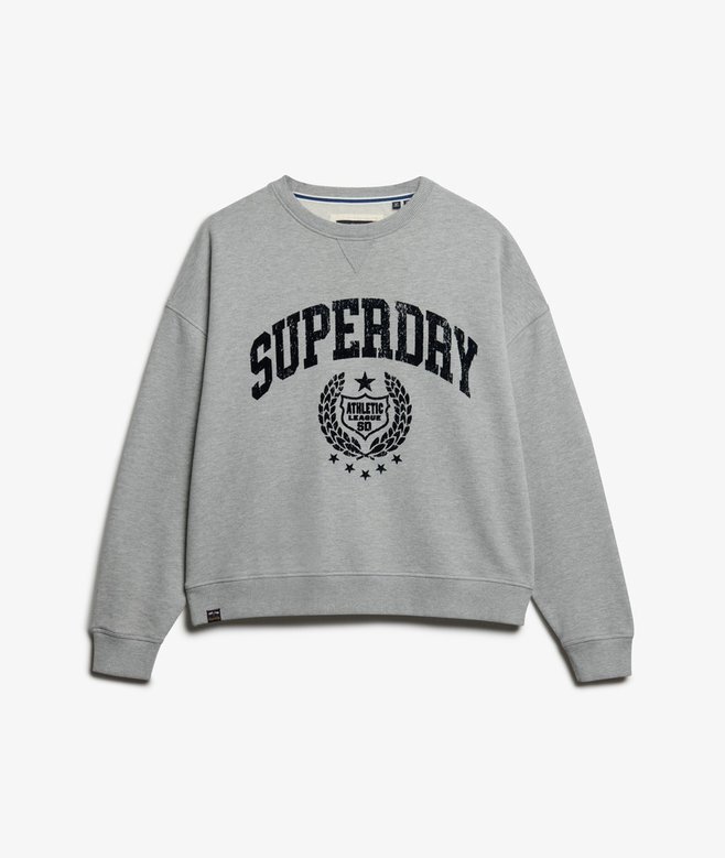 Athletic Relaxed Flock Sweatshirt Athletic Relaxed Flock Sweatshirt