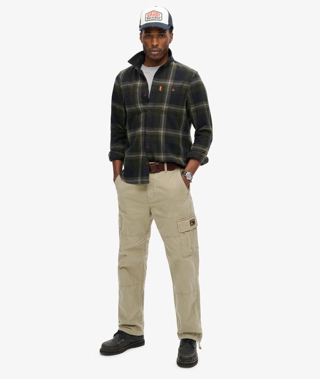 Baggy cargobyxor i Organic Cotton Baggy cargobyxor i Organic Cotton