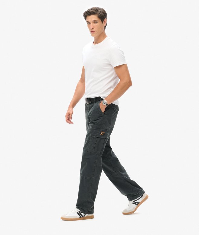 Baggy cargobyxor i Organic Cotton Baggy cargobyxor i Organic Cotton
