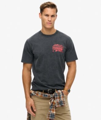 Biker Rock Graphic Loose T-shirt