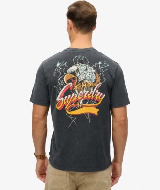 Biker Rock Graphic Loose T-shirt