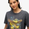 Biker Rock Graphic Relaxed T-shirt Biker Rock Graphic Relaxed T-shirt