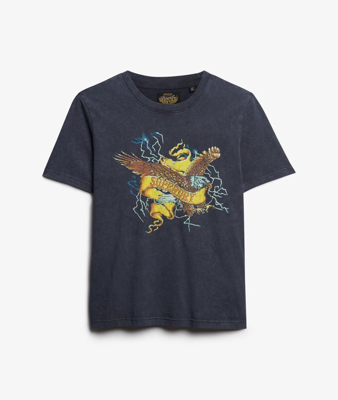 Biker Rock Graphic Relaxed T-shirt Biker Rock Graphic Relaxed T-shirt