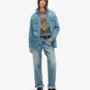 Biker Rock-T-shirt med tryck