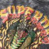 Biker Rock-T-shirt med tryck