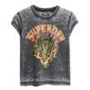 Biker Rock-T-shirt med tryck