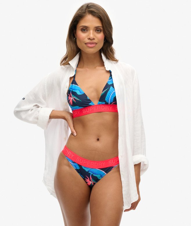 Bikinitopp med triangulär logotyp Bikinitopp med triangulär logotyp