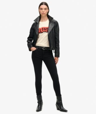Blondie X Superdry T-shirt med åtsittande passform