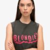 Blondie X Superdry åtsittande linne