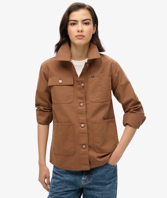 Broderad arbetsjacka Broderad arbetsjacka