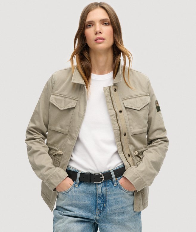 Broderad M65-militärjacka Broderad M65-militärjacka