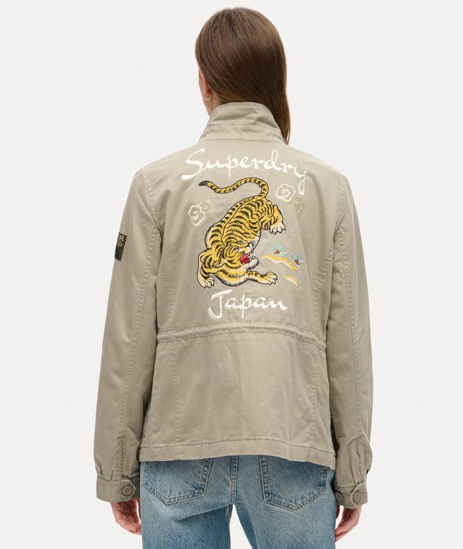 Broderad M65-militärjacka Broderad M65-militärjacka