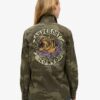 Broderad militärfältjacka Broderad militärfältjacka