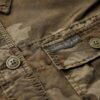 Broderad militärfältjacka Broderad militärfältjacka