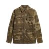 Broderad militärfältjacka Broderad militärfältjacka