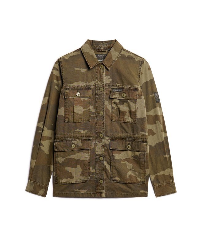 Broderad militärfältjacka Broderad militärfältjacka
