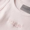 Broderad ribbad racertröja Broderad ribbad racertröja