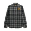 Broderad rutig overshirt Broderad rutig overshirt