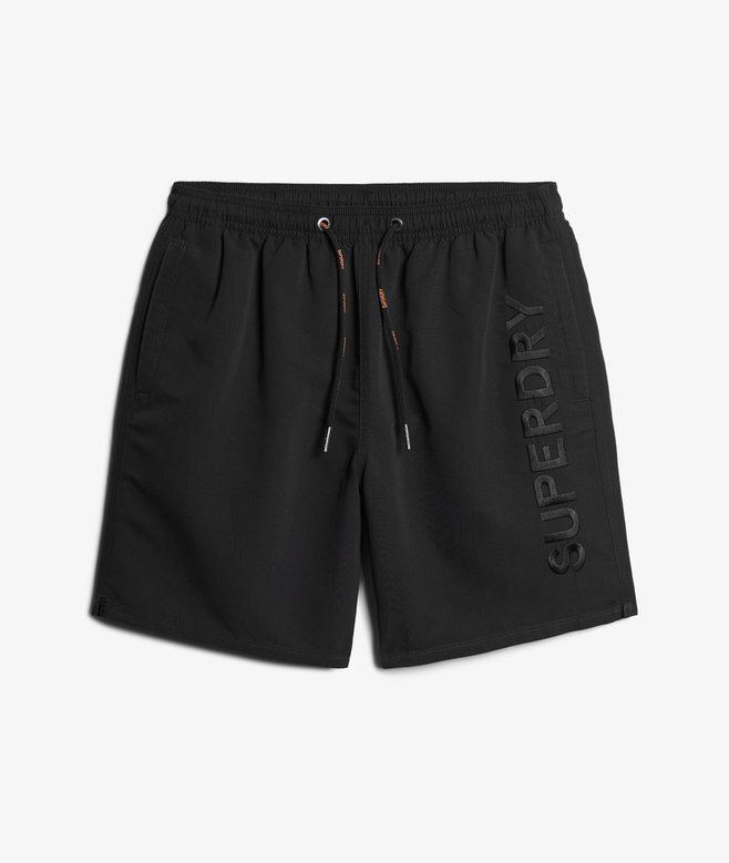 Broderade swim shorts i premiumkvalitet, 43 cm Broderade swim shorts i premiumkvalitet, 43 cm