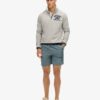 Broderade swim shorts i premiumkvalitet, 43 cm Broderade swim shorts i premiumkvalitet, 43 cm