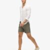 Broderade swim shorts i premiumkvalitet, 43 cm Broderade swim shorts i premiumkvalitet, 43 cm