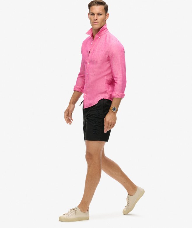 Broderade swim shorts i premiumkvalitet, 43 cm Broderade swim shorts i premiumkvalitet, 43 cm