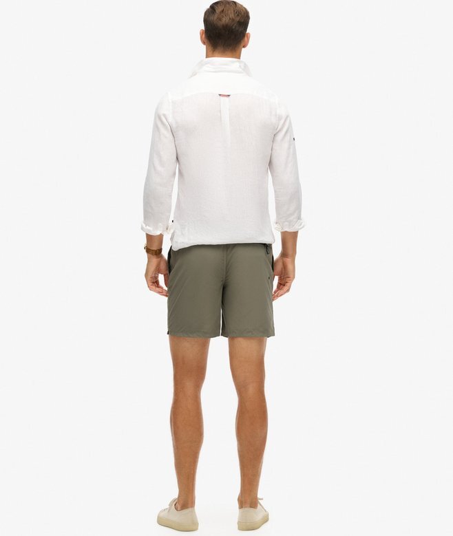 Broderade swim shorts i premiumkvalitet, 43 cm Broderade swim shorts i premiumkvalitet, 43 cm