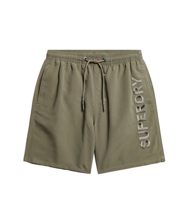 Broderade swim shorts i premiumkvalitet, 43 cm Broderade swim shorts i premiumkvalitet, 43 cm