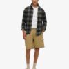 Cargoshorts med kontrastsömmar