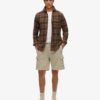 Cargoshorts med kontrastsömmar
