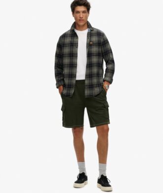 Cargoshorts med kontrastsömmar