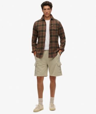 Cargoshorts med kontrastsömmar