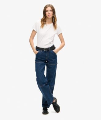 Carpenter-jeans i Organic Cotton med medelhög midja