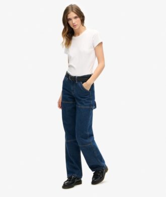 Carpenter-jeans i Organic Cotton med medelhög midja