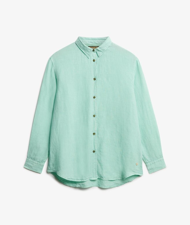 Casual linne-boyfriend-skjorta Casual linne-boyfriend-skjorta
