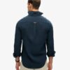 Casual linne-skjorta med långa ärmar