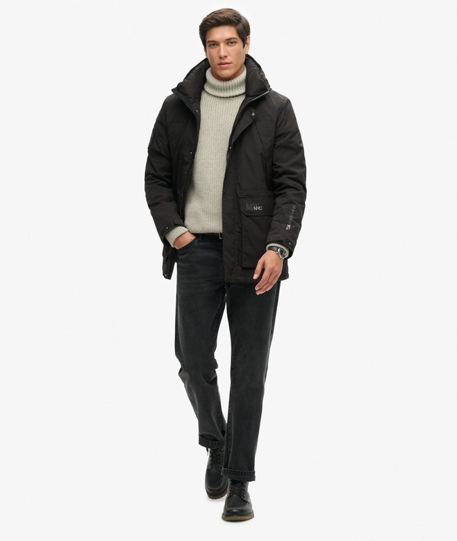 City Hooded Wind Parka-jacka City Hooded Wind Parka-jacka