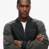 College Graphic Jersey Bomber Jacket College Graphic Jersey Bomber Jacket
